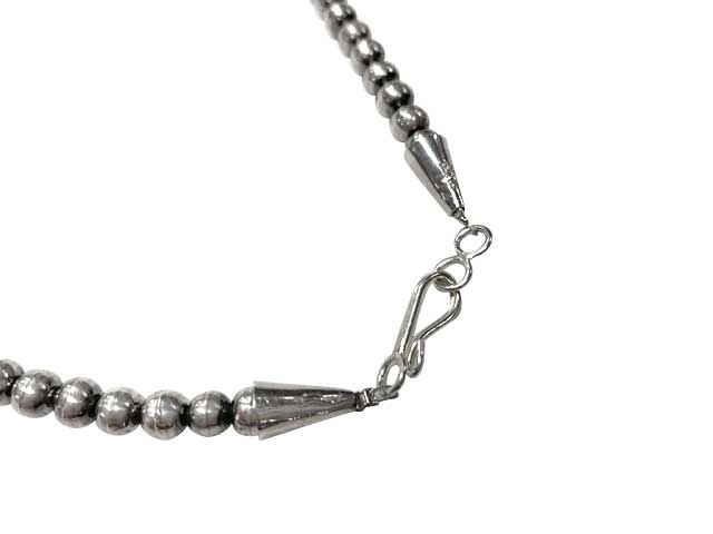Ericka Nicolas Begay ����å� �˥��饹 �ӥ�����Silver Necklace ����С� �ͥå��쥹��Indian Jewelry ����ǥ����� ���奨�꡼��6mm/50cm���ʥХ�²���ʥХۥѡ��롡silver925