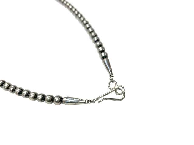Ericka Nicolas Begay ����å� �˥��饹 �ӥ�����Silver Necklace ����С� �ͥå��쥹��Indian Jewelry ����ǥ����� ���奨�꡼��5mm/50cm���ʥХ�²���ʥХۥѡ��롡silver925