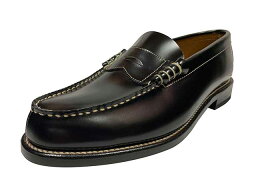 GLAD HAND グラッドハンド × REGAL リーガル　COIN LOAFERS SHOES　コインローファー　ブラック　牛革　MENS メンズ