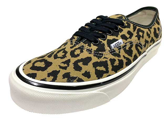 VANS バンズ Authentic 44 Dx　オーセンティック　Black/Tan/Leopard　ANAHEIM FACTORY アナハイム ファクトリー　レオパード　ヴァンズ　スニーカー　MENS メンズ LADYS レディース