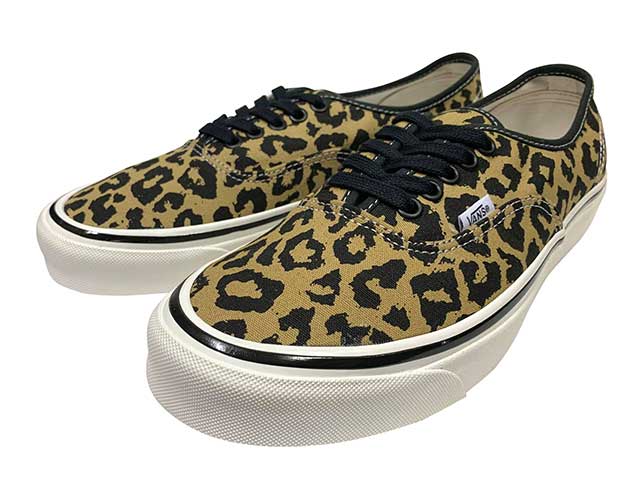 VANS バンズ Authentic 44 Dx　オーセンティック　Black/Tan/Leopard　ANAHEIM FACTORY アナハイム ファクトリー　レオパード　ヴァンズ　スニーカー　MENS メンズ LADYS レディース