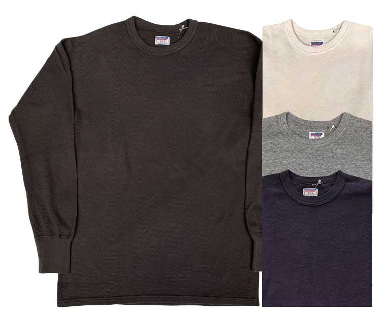 DUBBLE WORKS ダブルワークス　THERMAL T-SHIRT サーマル Tシャツ　Lot 54002　ワッフル　長袖　ハニカム生地