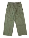 WAREHOUSE EGAnEX@Lot 1098 U.S.ARMY HERRINGBONE PANTS@OD GREEN@NON WASH mEHbV@􂢁@w{[@pc