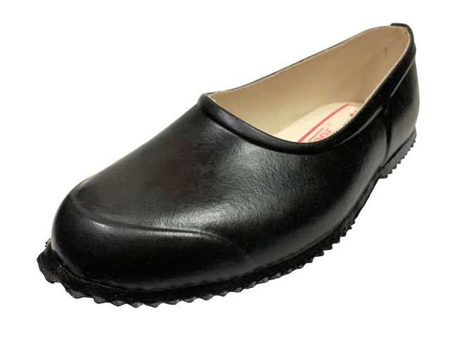 OPANAK オパナック　SLIP-ON RUBBER SHOES スリッポン ラバー シューズ　BLACK ブラック　レインシューズ　フラットシューズ　パンプス