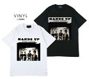 Amplifier アンプリファイア VINYL THE MODS TEE HANDS UP 2色（Black/White）ザ モッズ Tシャツ