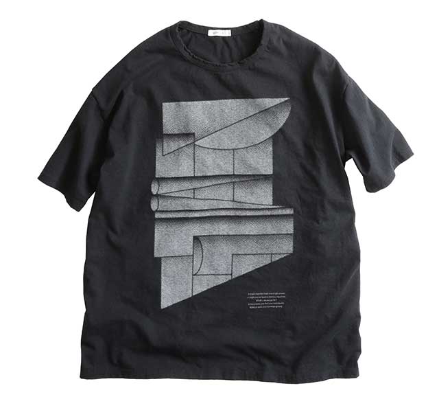 remilla レミーラ　TYPEFACE TEE　タイプフェイス　Tシャツ　 R22-1209　2022 Spring/Summer 3rd