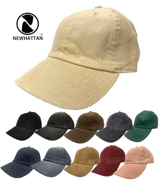 NEWHATTAN ニューハッタン　Baseball Low Cap Corduroy ベースボール ローキャップ コーデュロイ　帽子