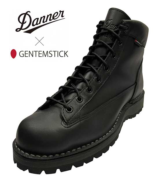 DANNER ダナー × GENTEMSTICK ゲンテンスティック　DANNER FIELD GS 　フィールドGS　D121035　BLACK ブラック　VIBRAM ビブラムソール　コラボ　変え紐付き