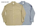 【SALE 50%OFF】SAGE DE CRET サージュデクレ　SHIRTS シャツ　2色（64.ベージュ/35.サックス）　made in japan