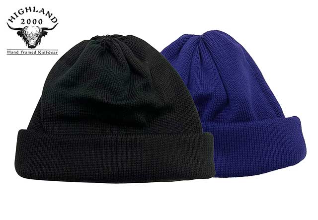 HIGHLAND 2000 ハイランド2000 TUBULAR BOBBYCAP　MADE IN ENGLAND イギリス製　2色（BLACK/BLUE）2023年モデル