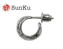 Sunku サンク　SILVER TRIANGLE PIERCE シルバー トライアングル ピアス　SMALL SIZE　片耳　SILVER925 シルバー　SK-197-TRG