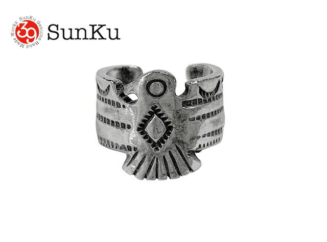 乐天商城 - Sunku サンク　SILVER EAR CUFF EAGLE シルバー イヤーカフ イーグル　SILVER925 シルバー　SK-303-EGL