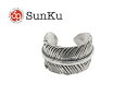 Sunku サンク SILVER EAR CUFF FEATHER シルバー イヤーカフ フェザー SILVER925 シルバー SK-303-FTR