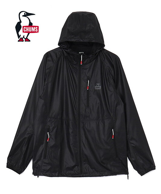Rakuten - CHUMS チャムス　Ladybug Parka　レディバグパーカー　BLACK ブラック　アウター　ジャケット　撥水　UVカット　パッカブル　2026SS