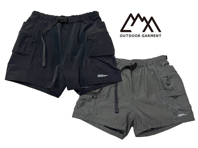 Rakuten - CMF OUTDOOR GARMENT　コムフィ アウトドア ガーメント　RIVERBED SHORTS リバーベッド ショーツ　2色（BLACK/GRID BLACK） 2026SS ハーフパンツ　COMFY