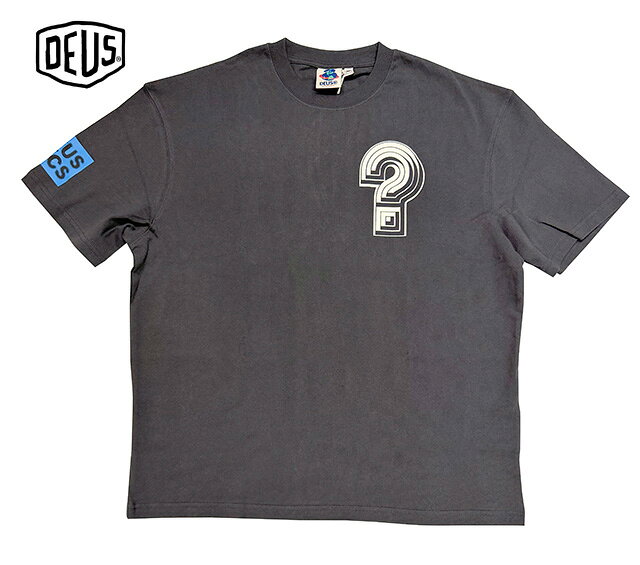 Rakuten - Deus ex Machina デウスエクスマキナ　WORKING TOWARDS TEE　ワーキングタワード Tシャツ　半袖 　ANTHRACITE　2026SS