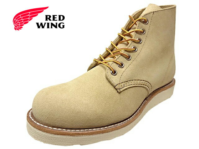 RED WING レッドウィング　6-inch Classic Round 6インチ クラシック ラウンド　PLAIN TOE プレーントゥー　ブーツ　ワークブーツ　ラフアウトレザー　MADE IN USA