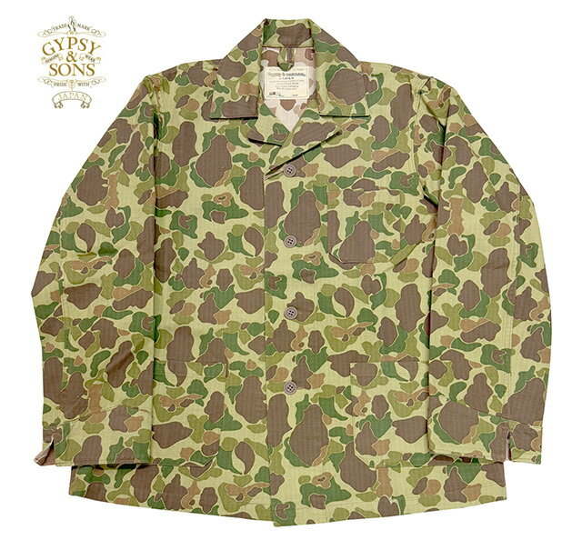 Rakuten - GYPSY&SONS ジプシー＆サンズ　SLEEPING FROGSKIN JACKET　スリーピング フロッグスキン ジャケット　CAMO　迷彩　MADE IN JAPAN