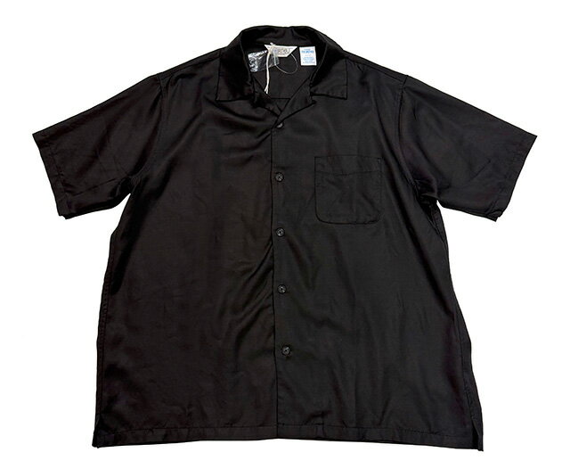 FIVE BROTHER ファイブブラザー LINEN ONE-UP S/S SHIRTS リネンワンナップ 半袖 シャツ オープンカラーシャツ BLACK ブラック 152620