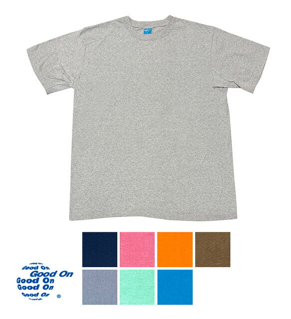 乐天商城 - Good On グッドオン　S/S Crew Neck Tee ピグメントダイ 顔料染め ショートスリーブ クルーネック 半袖 Tシャツ