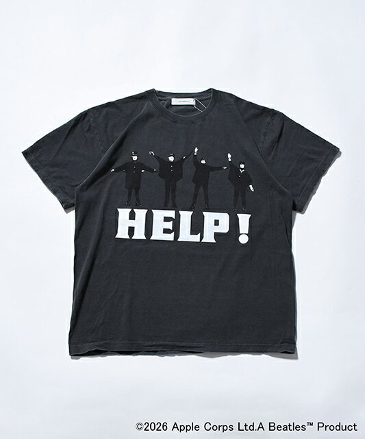 Rakuten - Johnbull ジョンブル　アーティストTシャツ（The Beatles ／ HELP!）　2色（BLACK/WHITE）半袖　2026SS