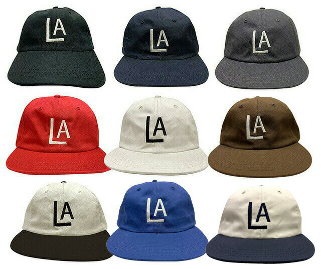 COOPERSTOWN クーパーズタウン　BALL CAP　LA　スモールロゴ キャップ　ベースボールキャップ　アメリカ製