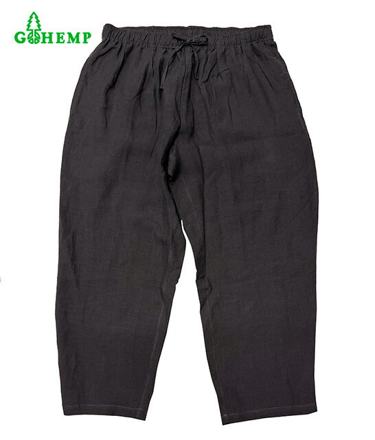 乐天商城 - GOHEMP　ゴーヘンプ GREEN HILL PANTS　グリーンヒルパンツ STONE GRAY ストーングレー　ヘンプ　麻　天然素材　2026ss