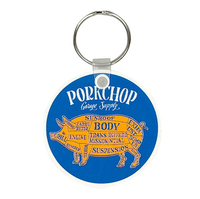 PORKCHOP GARAGE SUPPLY ポークチョップ ガレージ サプライ　KEY TAG 2026 / NOTHING CHANGES キータグ ノッシングチェンジ　キーホルダー　ラバーキーホルダー