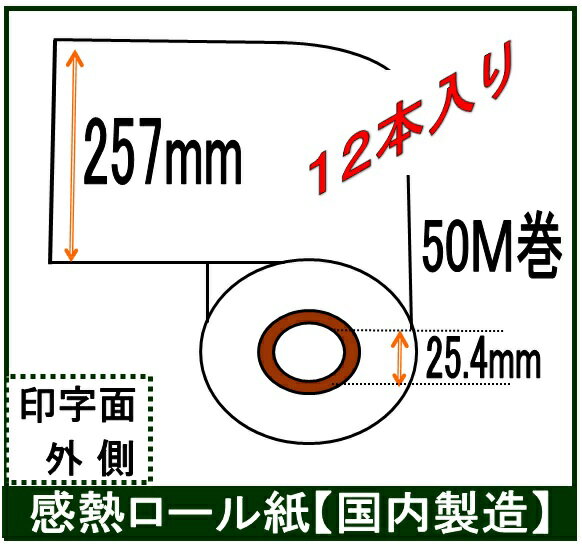 FAXp M[ 257mm B4Ɩp12{I 50M a1C` W[X