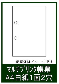 穴開き プリンタ用紙 A4 1,000枚入り パンチ穴有り 2穴 KN0200 レジロール専門店