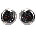 バーベキュー用 ステンレス製【2個セット】温度計 ブラック (50-500℃) 温度ゲージ 燻製 ピザ窯 薪ストーブ 屋外 アウトドア 【送料無料】mak-k0...