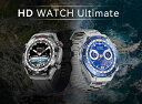 【2種バンド付き コンパス搭載】スマートウォッチ 丸型 1.52インチ大画面 iPhone/Android対応 ビジネスSmart Watch Bluetoot...