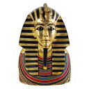 古代エジプト ツタンカーメンの黄金のマスク胸像 壁彫刻 彫像フィギュア 置物 貴賓室 パブ カフェ(輸入品