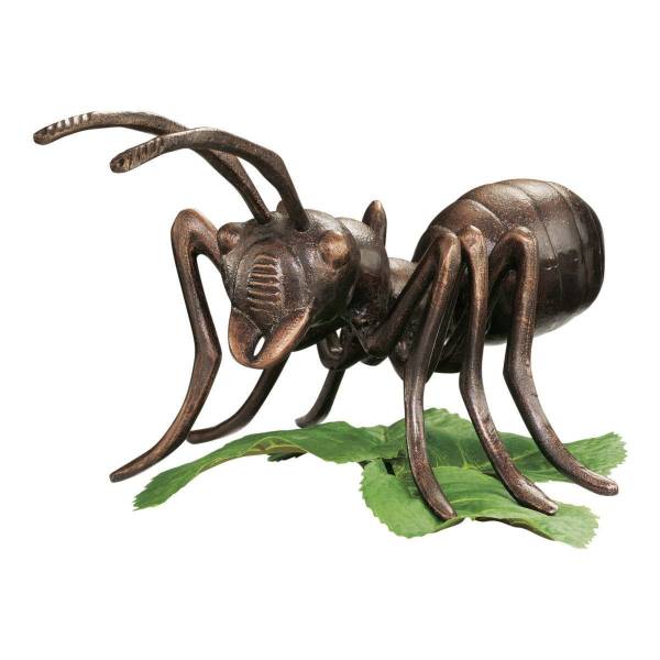 本物の鉄製の働き蟻の彫刻 彫像 装飾デコレーション 彫刻置物 庭園 デスクトップ プレゼント贈り物(輸入品