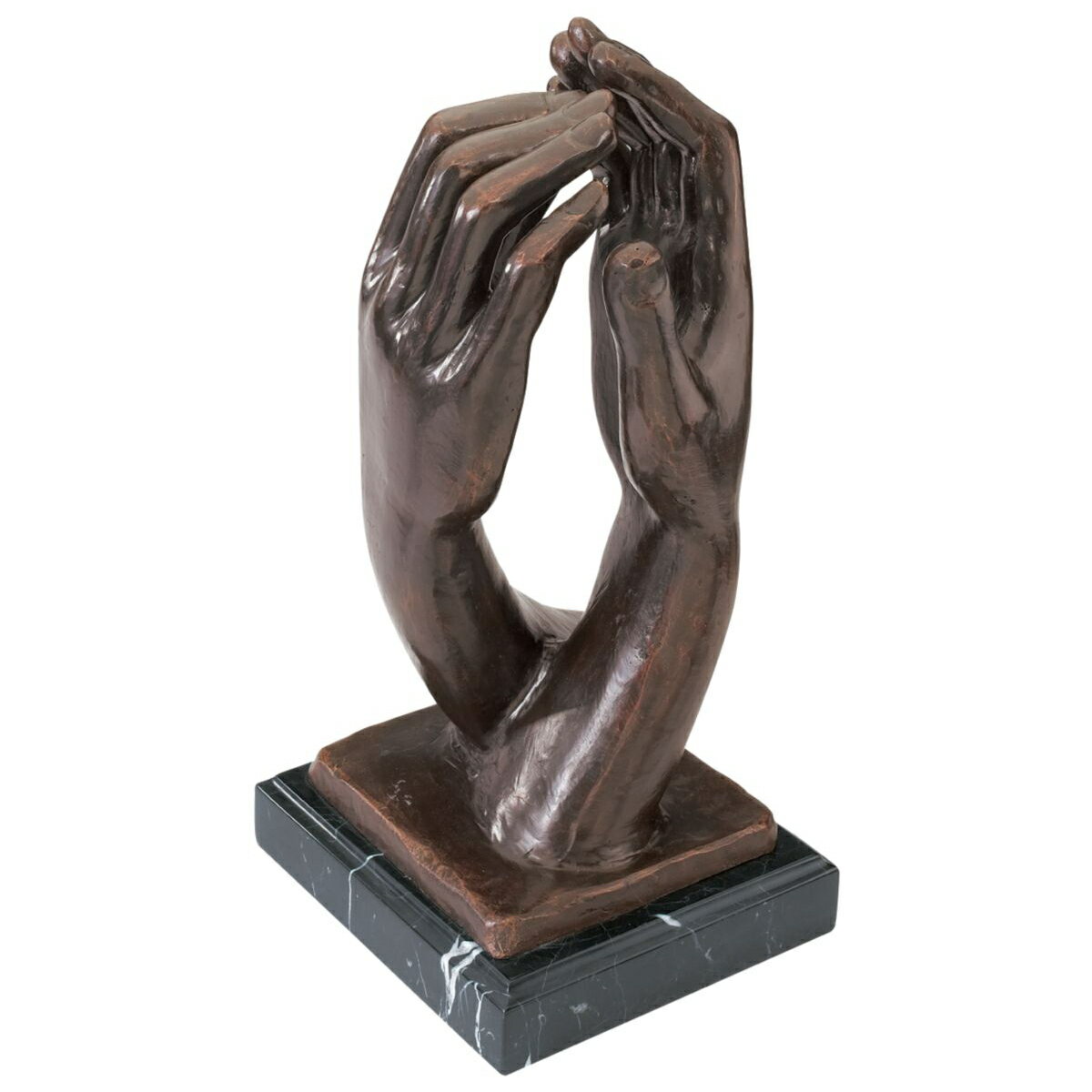 芸術家オーギュスト・ロダン 抱きあう手の彫刻（大聖堂）鋳鉄製彫像 イテリア彫刻 新築祝い 書斎 贈り物 輸入品