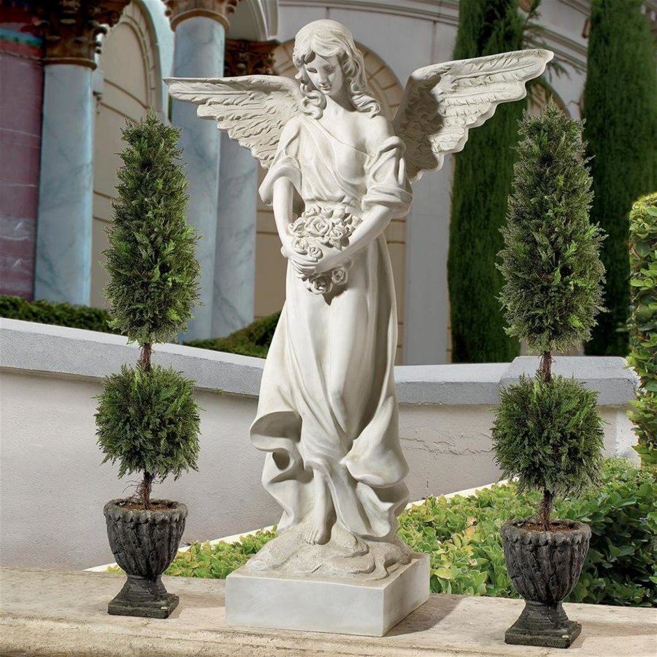 モーニングスター　明けの明星の天使彫像 守護天使彫刻で、静かに思いを巡らせる場所を作りましょう！ガーデン 芝生 エントランス贈り物 輸入品 ------------------ Morning Star Heavenly Angel Statue Create a place for peaceful reflection with our garden angel sculpture デザイン・トスカノ製 製品サイズ；高さ 約113cm×幅 約81.3cm×奥行 約33cm ベースサイズ；幅 約30.5cm×奥行 約30.5cm 重さ；10.9kg 型番号；KY47136 素材；コールドキャストレジン製 ストーン風 ハンドペイント仕上げ 石粉や炭酸カルシウムを混合した樹脂（ポリストーン等）を、型に流し込み、成型させたもので、プラスチックと石の中間のような性質を持っていて、重量感がありますが、細かい装飾性が優れており、 質感の再現性も良く高級感を持った仕上げが可能です。落したりすると割れたり欠けたりします。 米国でプロデュースされた、美術品の彫像です。 この彫像は、米国、NYの店舗ショップからの発送し、弊社東京店にて検品後、国内発送しますので、約18〜26日後のお届けとなります。 -------------------------------- （商品説明） 古典的なポーズをとり、精神的な歓喜に満ちたこの見事な天使は、今後何世代にもわたって家宝となるでしょう。 庭の天使として、または宗教的献身のためのスピリチュアルな場所として、この場所をとっている天使像は、どこに降り立っても敬虔な気持ちを与えます。 高品質のデザイナーレジンで鋳造され、アンティークストーン仕上げが施された天国の天使の彫刻は、ご自宅や庭にぴったりの、時代を超越した献身的な美しさです。類似商品はこちらエンジェル 天使の思い 丸い壁掛け彫像 壁飾り20,900円守護聖人 大天使ミカエル 大理石風天使像 宗教67,980円ゴシック風 守護天使彫像 堕天使インテリア彫刻53,350円アン・ストークス作 アセンダンス・エンジェル 39,600円スピリット・ドリーマー・ヒーリング・エンジェル18,480円オーケストラ 演奏する天使達 ウォールペディメ21,780円西洋彫刻 ゴールド＆ピューター色 悪魔を踏む大48,400円大天使ガブリエル ブロンズ風彫像 彫刻/ 守護36,960円演奏する天使達 ウォールペディメント彫刻 彫像21,780円新着商品はこちら2024/3/28ライオンの頭部彫像ゴールド樹脂製豪華な壁装飾イ8,250円2024/3/28キジ 雉 狩猟鳥の立像リアルな森の動物の彫刻で31,460円2024/3/28天を仰ぐの子供の天使ガーデン彫像 屋内外装飾イ49,500円再販商品はこちら2024/3/27セール！即納！膝を抱えて、仰向けになっているヌ8,250円2024/3/25訳あり 即納！トゥーアート製 モダンメタル彫刻16,500円2024/3/25セール！ウィリアムモリス作コットン製アートタペ19,800円2024/03/28 更新 モーニングスター明けの明星の守護天使彫刻