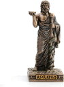 古代ギリシャの医学の神 アスクレピオス彫像 ブロンズ風ミニチュア置物彫刻 医学生 診療所 プレゼント 贈り物 輸入品