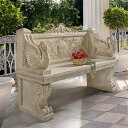 ジャイアント ネオクラシック 白鳥型スワン ガーデンベンチ　トスカノ製 グランドスケール庭園彫像 エントランス ピロティ 芝生 パブ 輸入品