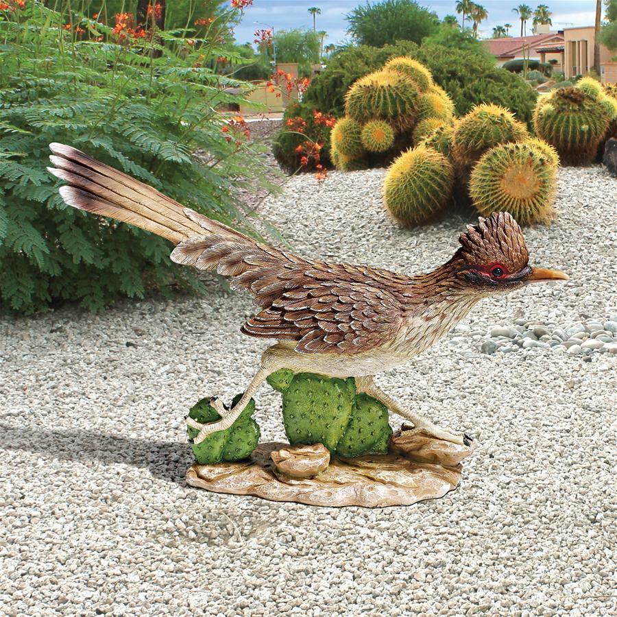 偉大なニューメキシコ州の鳥ロードランナー彫像 砂漠の走り屋鳥彫刻オオミチバシリ カフェ パブ 贈り物 輸入品