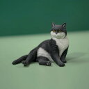 1/6サイズ 宮の黒白猫 リアルフィギュア ネコ動物彫像置物 猫好きプレゼント輸入品JXK153-C
