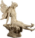 ヴェロネーゼデザイン製 足先に蝶を止まらせた妖精の彫像 高さ36cmアートコレクション ガーデンデコレーション贈り物(輸入品)