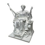 アルマ・マータ（地母神、聖母マリア） 女神アテナの彫刻（1904年）大理石風 彫像/ 大地母神ケレス 大地に神 プレゼント 贈り物（輸入品）