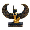 古代エジプト神話の女神 マート エジプト女神 彫像 高さ 約6cm/ 「法」「真理」「正義」を司る ピラミッド プレゼント贈り物(輸入品)