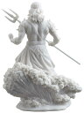 トライデント(三叉槍)を持った、ポセイドン 古代ギリシャ 海の神像 彫像 彫刻/ オリンポス 大洋 リトルマーメイド アリエル 珊瑚(輸入品)