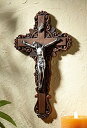 カルバリー・パストラル宗教用 十字架のキリスト 壁彫刻 高さ 約25cm 彫像/ カトリック教会 プロテスタント 祭壇（輸入品）