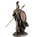 スピアを持った、スパルタ王 レオニダス 彫像 彫刻 高さ約28cm/ 古代ギリシャ 300 スパルタカス エーゲ海 ペロポネソス ペルシャ(輸入品