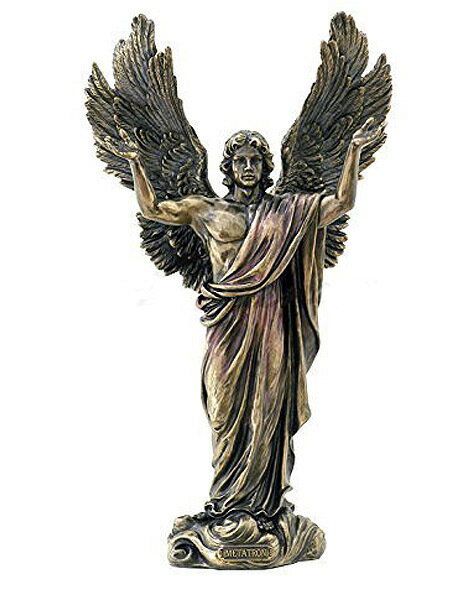 大天使メタトロン 彫刻 彫像 高さ 37cm/ 契約の天使 天の書記 神の代理人 生命の樹の第一及び第十のセフィラを守る（輸入品