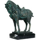 古代中国の唐馬 青銅風 彫刻 彫像/ 貴賓室 VIPルーム JRA 日本競馬協会 ホースカフェ サラブレッド 記念 お祝いプレゼント贈り物(輸入品