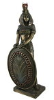 洋風彫像 古代エジプト神 イシス女神 ブロンズ風 彫刻/ピラミッド ナイル川 神殿 王宮 豊穣の女神 ヘリオポリス プレゼント贈り物[輸入品]