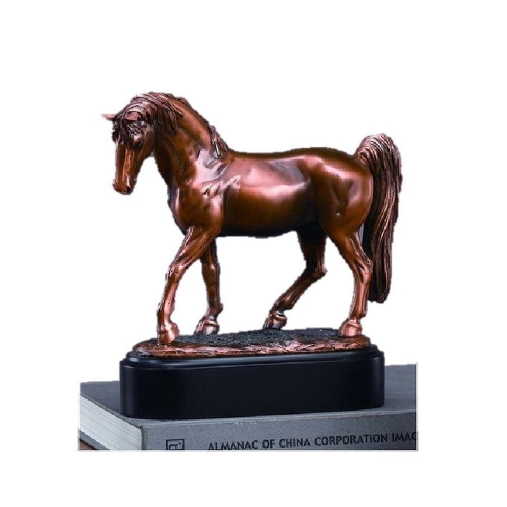 西洋動物彫刻 テネシーウォーキングホース(競走馬)像 ブロンズ風 彫像 彫刻/ JRA 日本競馬協会 競走馬 アーモンドアイ プレゼント(輸入品 [2]